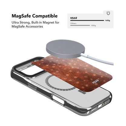 Midnight Fawn | Burnt Orange iPhone Case