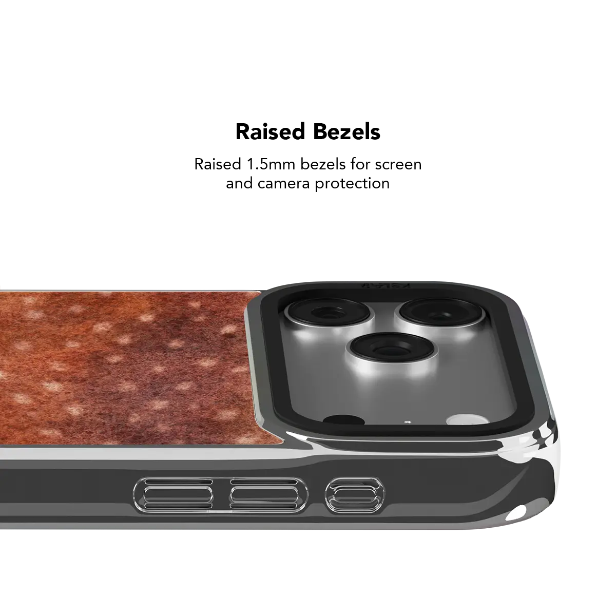 Midnight Fawn | Burnt Orange iPhone Case