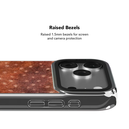 Midnight Fawn | Burnt Orange iPhone Case