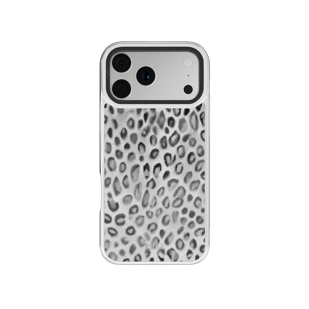 Platinum Predator | Silver Cheetah Print iPhone Case