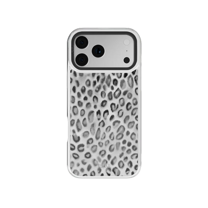 Platinum Predator | Silver Cheetah Print iPhone Case