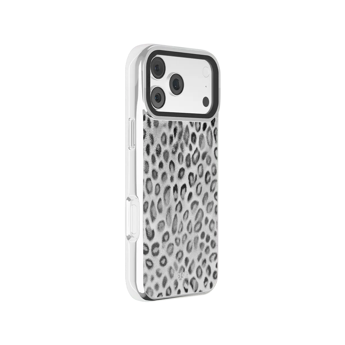 Platinum Predator | Silver Cheetah Print iPhone Case