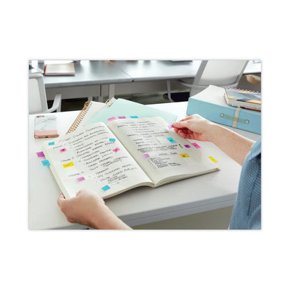 Post-it Standard Page Flags in Dispenser, Blue, 50 Flags/Dispenser, 2 Dispensers/Pack