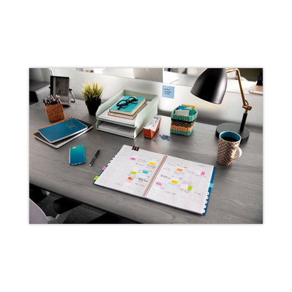 Post-it Standard Page Flags in Dispenser, Bright Pink, 100 Flags/Dispenser