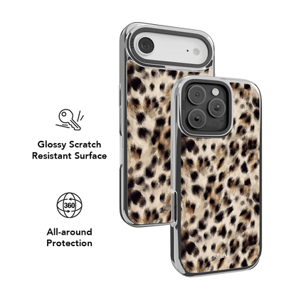 Arctic Aristocrat | Cheetah Print iPhone Case
