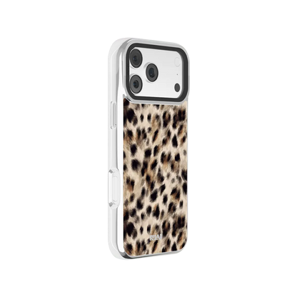 Arctic Aristocrat | Cheetah Print iPhone Case