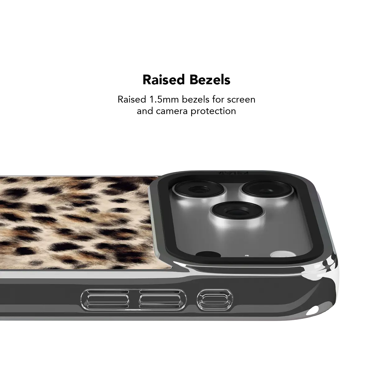 Arctic Aristocrat | Cheetah Print iPhone Case