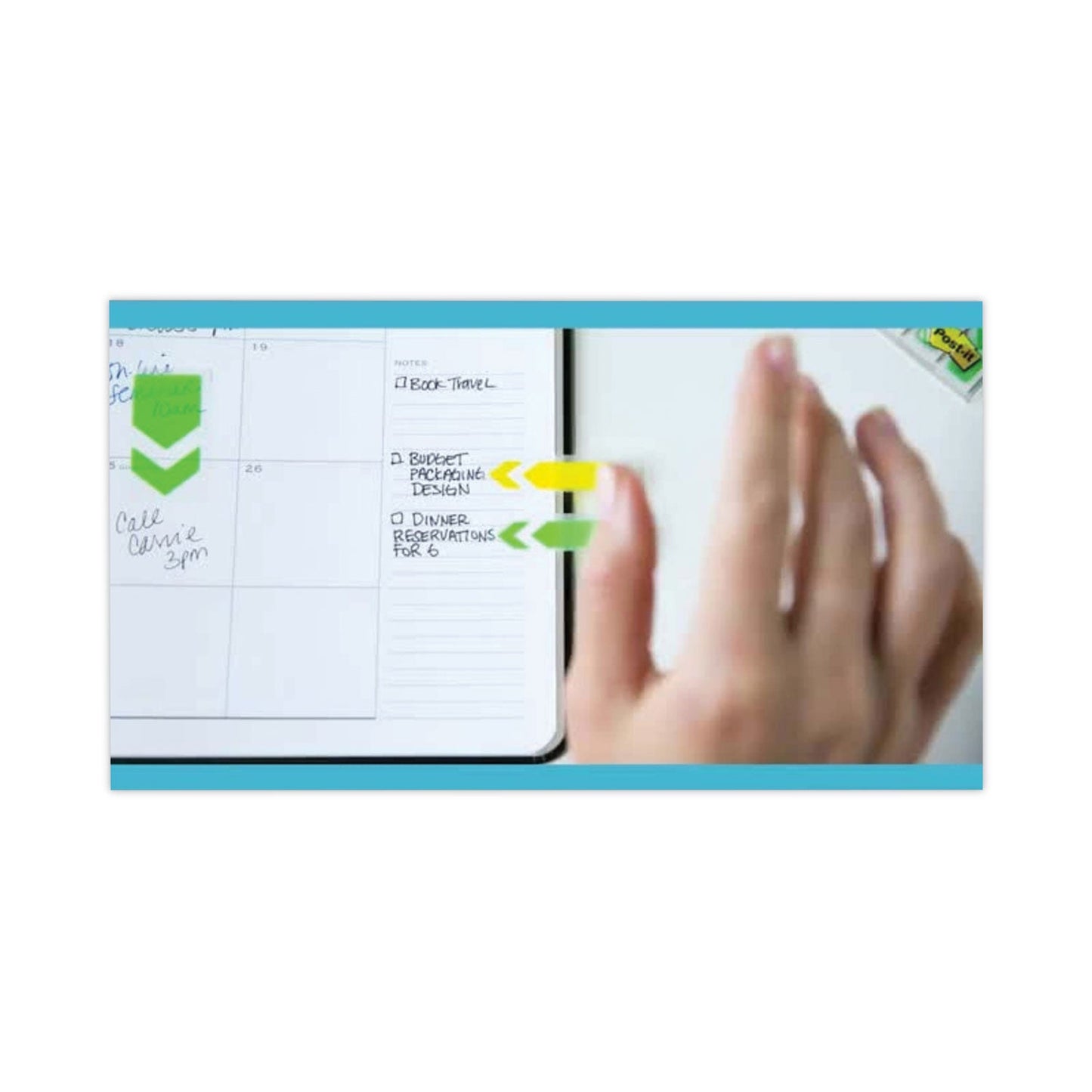 Post-it 0.5" and 1" Page Flag Value Pack, Nine Assorted Colors, 320/Pack