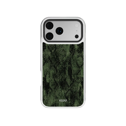 Emerald Python | Olive Snakeskin iPhone Case