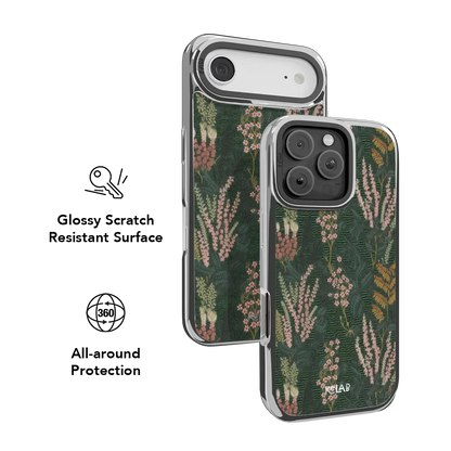 Heather & Hearth | Dark Academia Floral iPhone Case