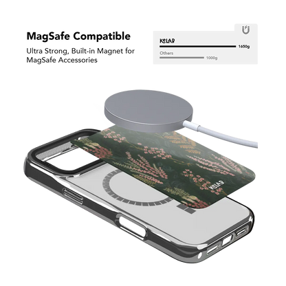 Heather & Hearth | Dark Academia Floral iPhone Case