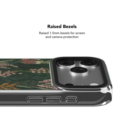 Heather & Hearth | Dark Academia Floral iPhone Case