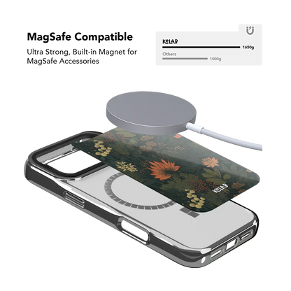 Elderberry Enchantment | Dark Academia Floral iPhone Case