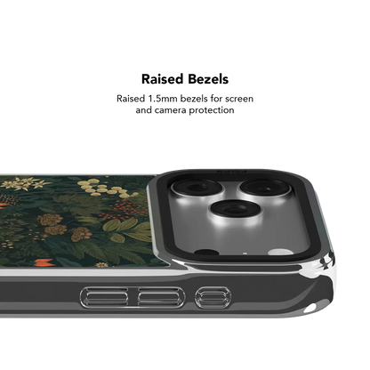 Elderberry Enchantment | Dark Academia Floral iPhone Case