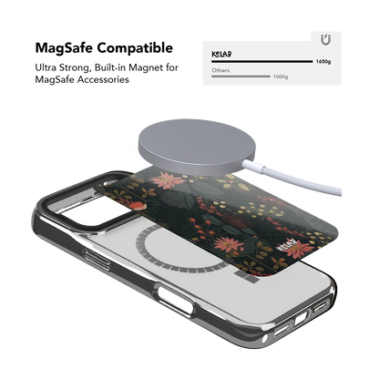 Starlit Botanica | Dark Academia Floral iPhone Case