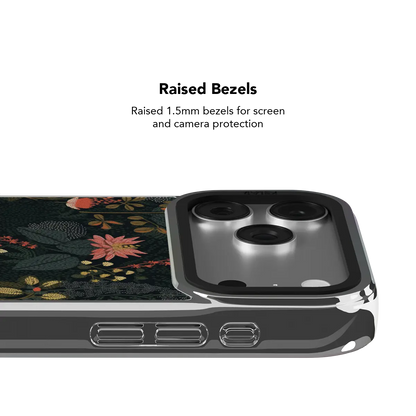Starlit Botanica | Dark Academia Floral iPhone Case