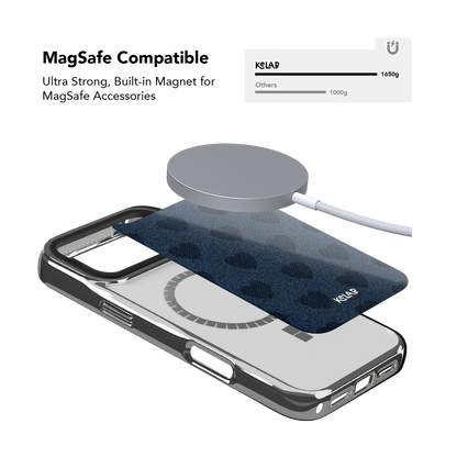 Indigo Crush | Denim Heart Y2K iPhone Case