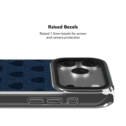 Indigo Crush | Denim Heart Y2K iPhone Case