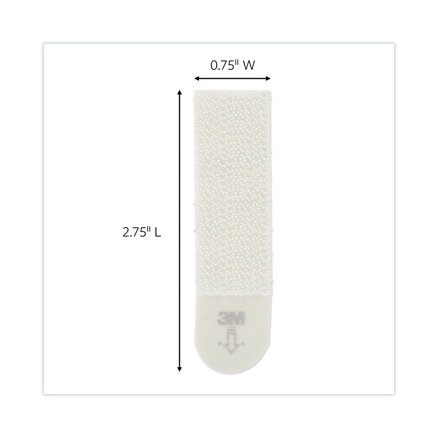 Command Picture Hanging Strips, Cabinet Pack, Removable, Holds Up to 6 lbs per Pair, 0.75 x 2.75, White, 4/Set, 50 Sets/Carton
