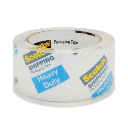 Scotch Packaging Tape Dispenser with Two Rolls of Tape, 3" Core, For Rolls Up to 2" x 60 yds, Red