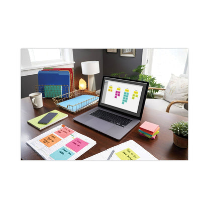 Post-it Original Pads in Poptimistic Colors, Value Pack, 3" x 3", 100 Sheets/Pad, 14 Pads/Pack