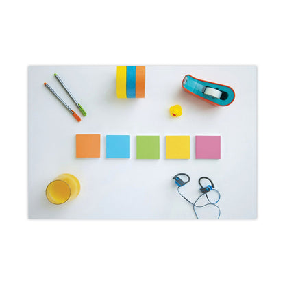 Post-it Pads in Energy Boost Collection Colors, 3" x 3", 90 Sheets/Pad, 24 Pads/Pack