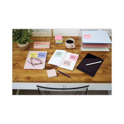 Post-it Original Recycled Pop-up Notes, 3" x 3", Sweet Sprinkles Collection Colors, 100 Sheets/Pad, 12 Pads/Pack