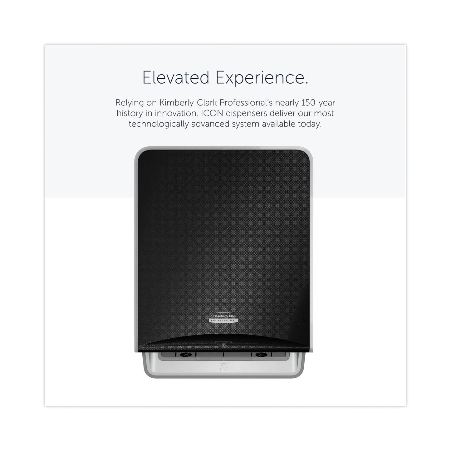 Kimberly-Clark Professional* ICON Automatic Roll Towel Dispenser, 20.12 x 16.37 x 13.5, Black Mosaic
