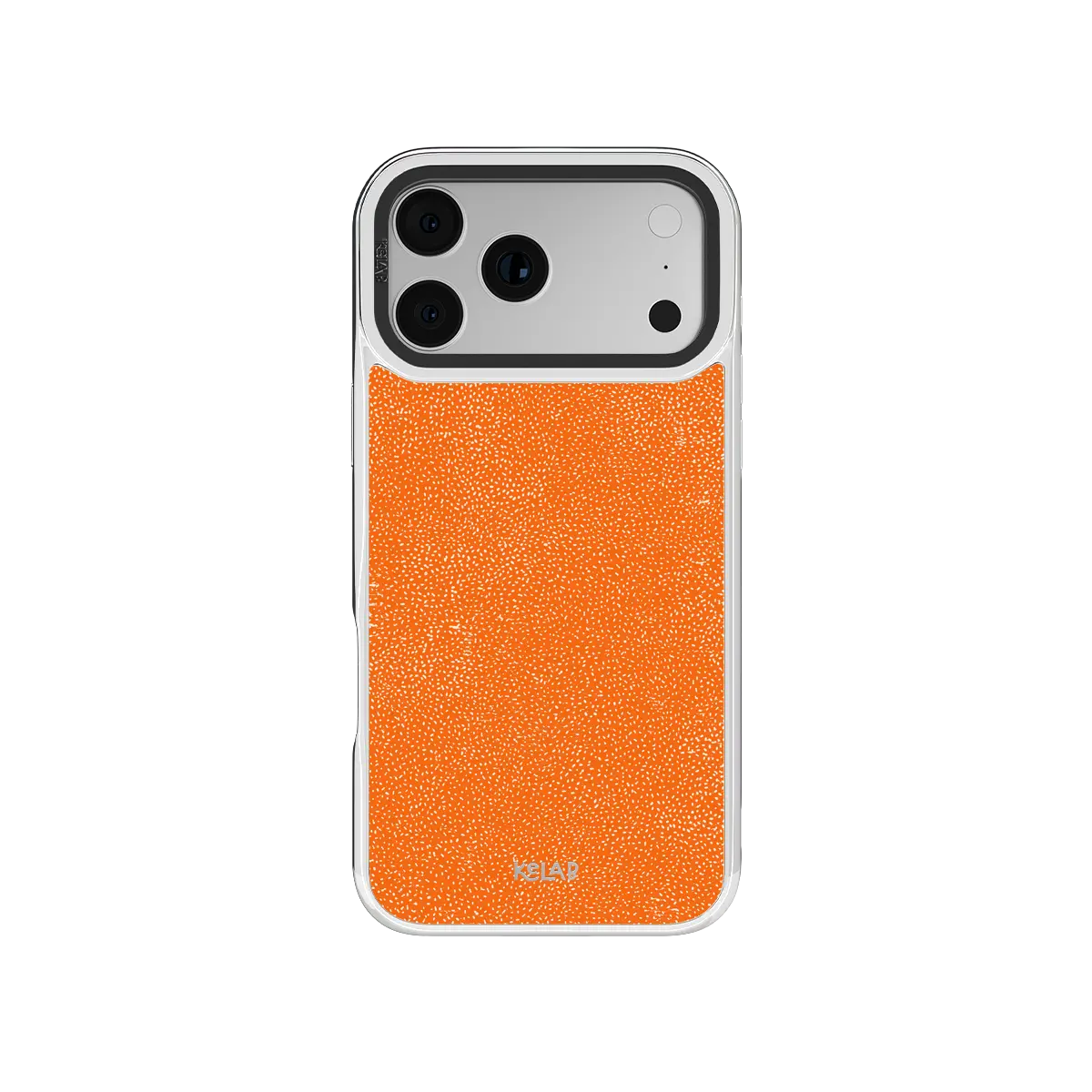 Tangerina | Stipple Electric Orange iPhone Case