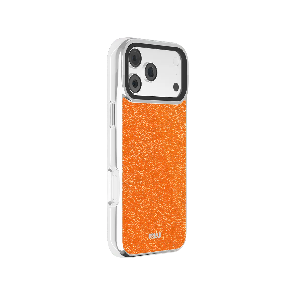 Tangerina | Stipple Electric Orange iPhone Case