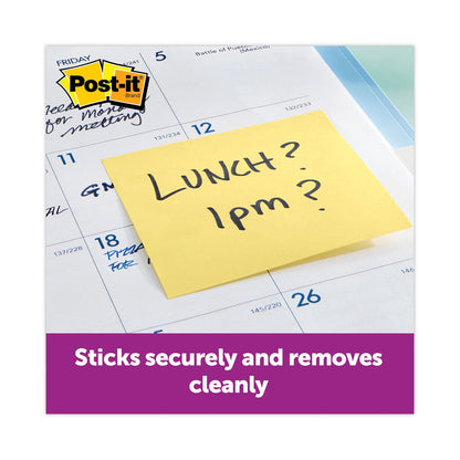 Post-it Original Canary Yellow Pop-up Refill Value Pack, 3" x 3", Canary Yellow, 100 Sheets/Pad, 24 Pads/Pack
