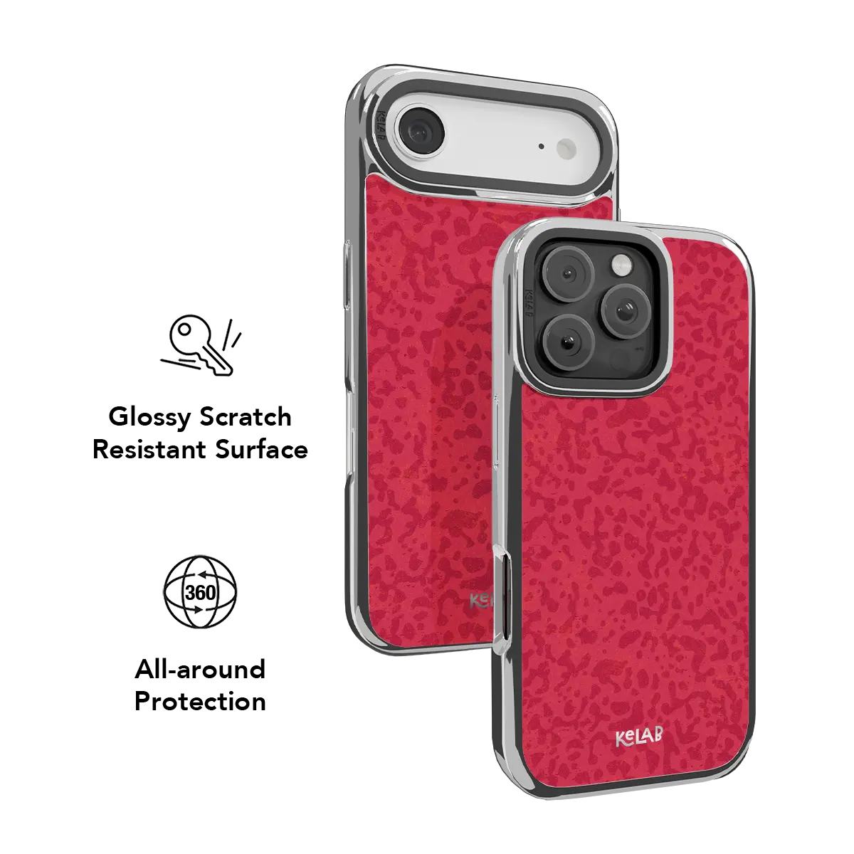 Velvet Vandal | Red Camo Pattern iPhone Case