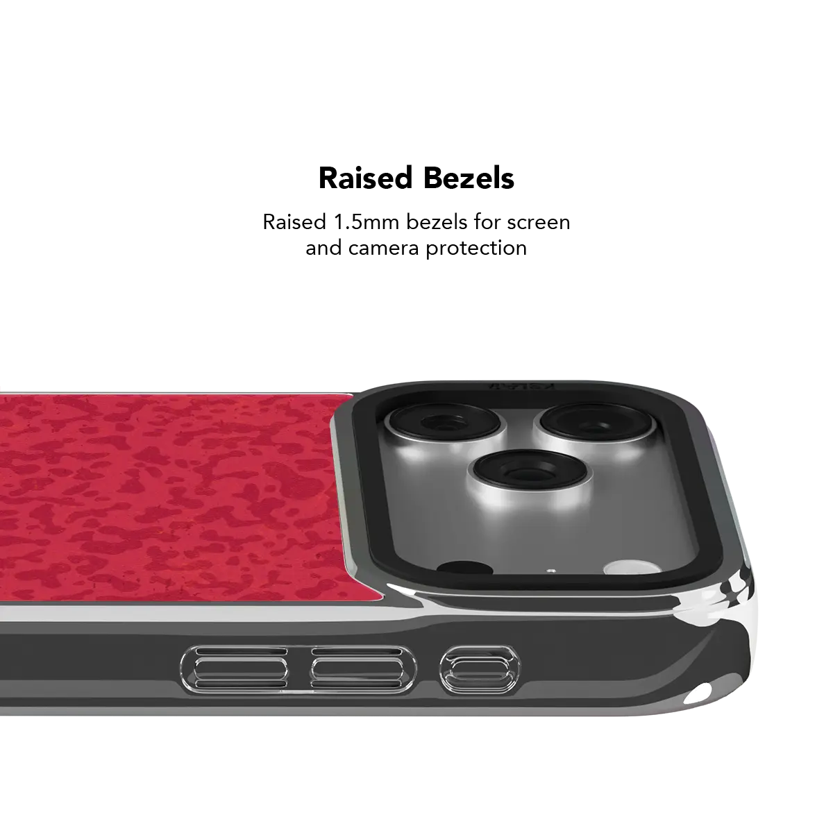 Velvet Vandal | Red Camo Pattern iPhone Case