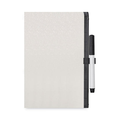 MasterVision Magnetic Dry Erase Board, 11 x 14, Black Plastic Frame