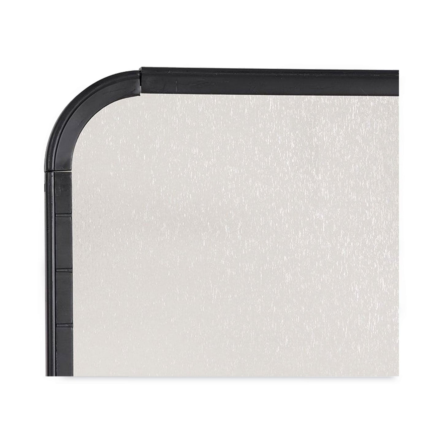 MasterVision Magnetic Dry Erase Board, 11 x 14, Black Plastic Frame