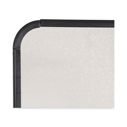 MasterVision Magnetic Dry Erase Board, 11 x 14, Black Plastic Frame