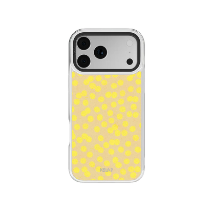 Lemon Drop | Yellow Dotted iPhone Case