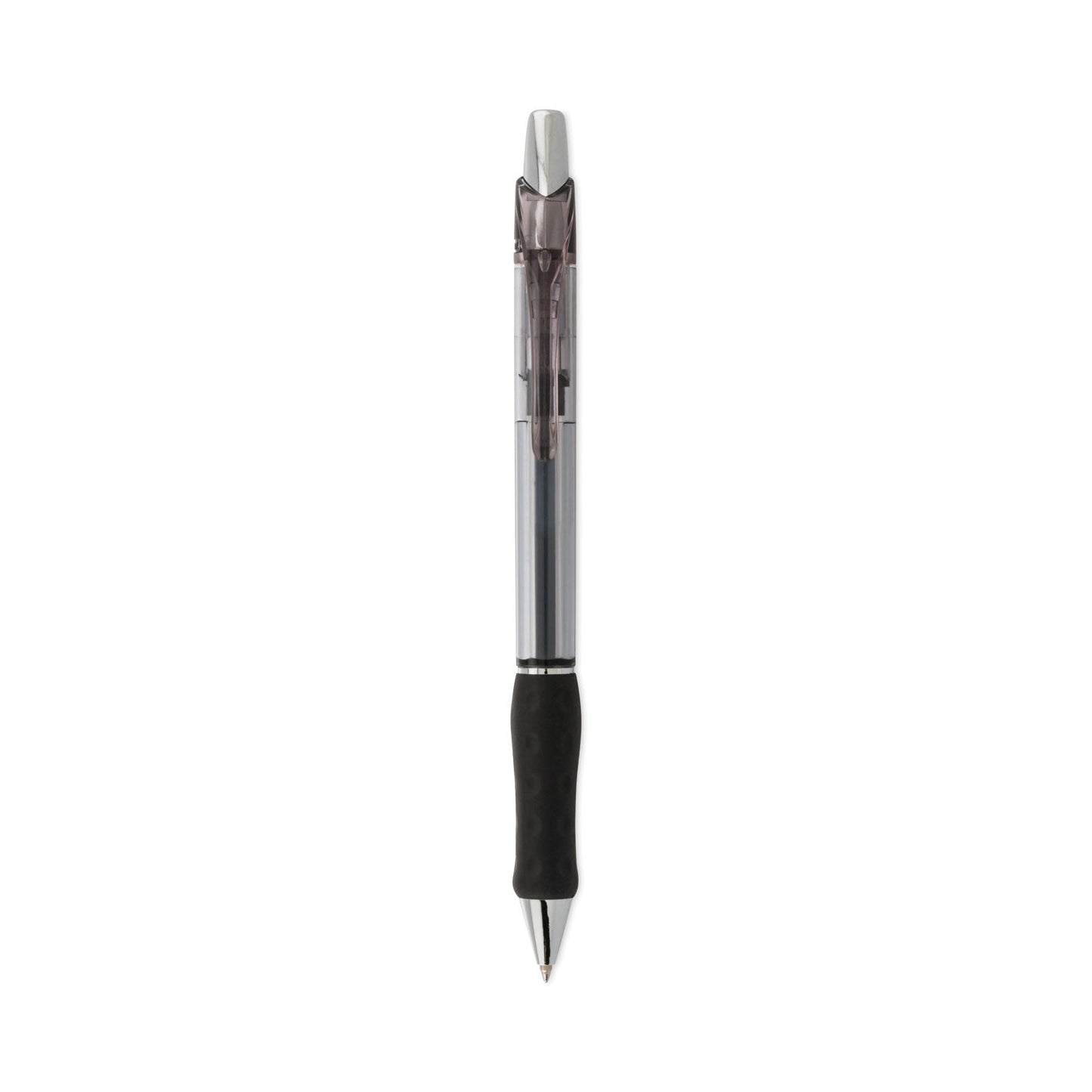 Pentel R.S.V.P. Super RT Ballpoint Pen, Retractable, Medium 0.7 mm, Black Ink, Black Barrel, Dozen