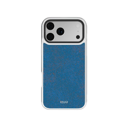 Digital Grain | Blue Micro Dotted iPhone Case
