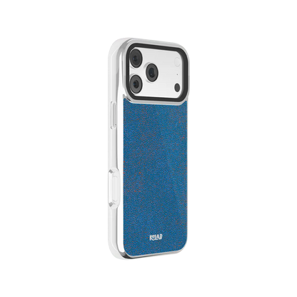Digital Grain | Blue Micro Dotted iPhone Case