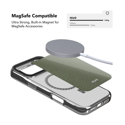 Sage Silk | Sage Green Pebbled Texture iPhone Case