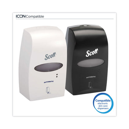 Scott Essential Alcohol-Free Foam Hand Sanitizer, 1,200 mL, Unscented, 2/Carton