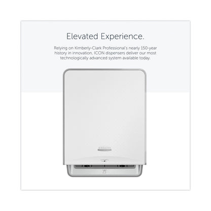 Kimberly-Clark Professional* ICON Automatic Roll Towel Dispenser, 20.12 x 16.37 x 13.5, White Mosaic