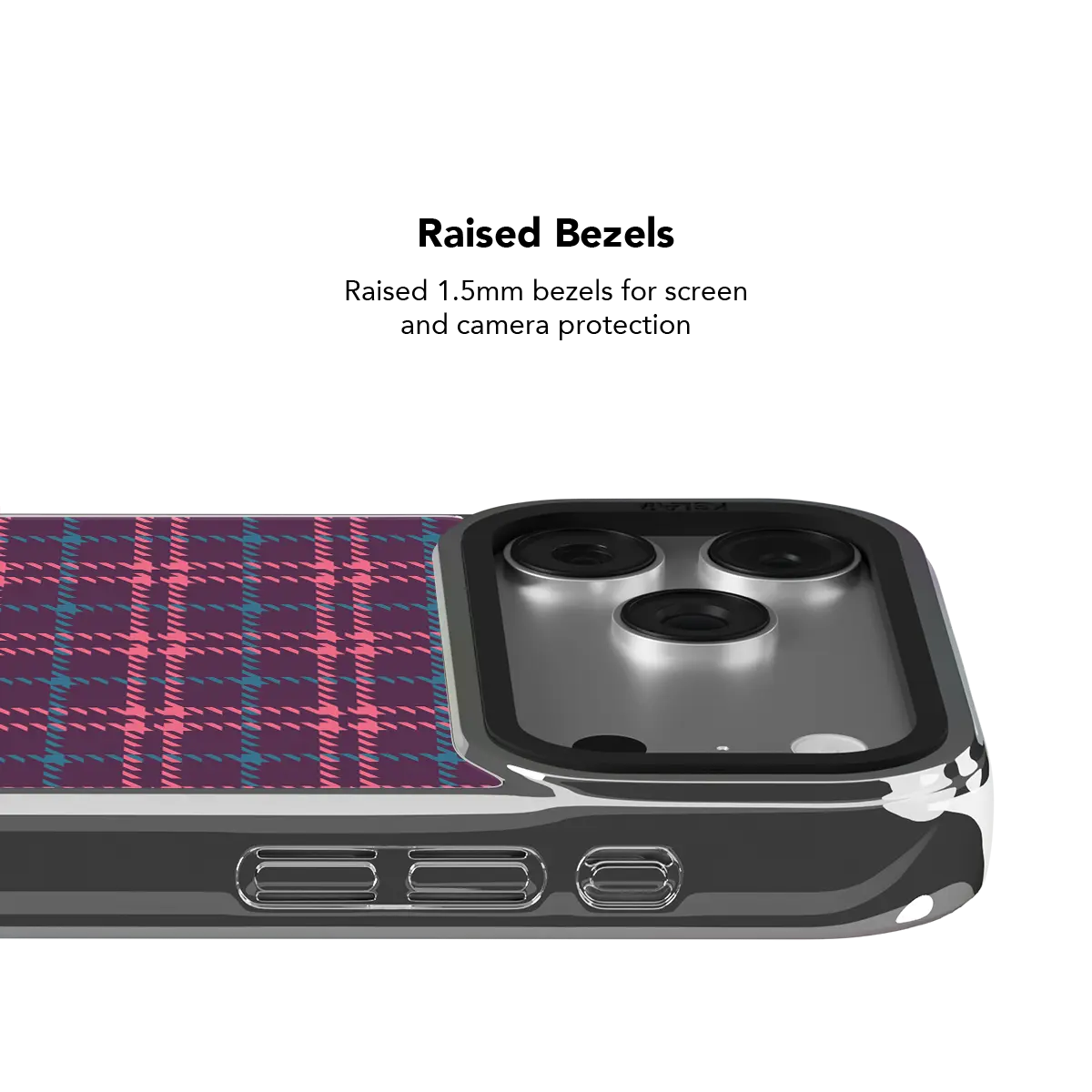 Orchid Tweed | Purple Plaid iPhone Case