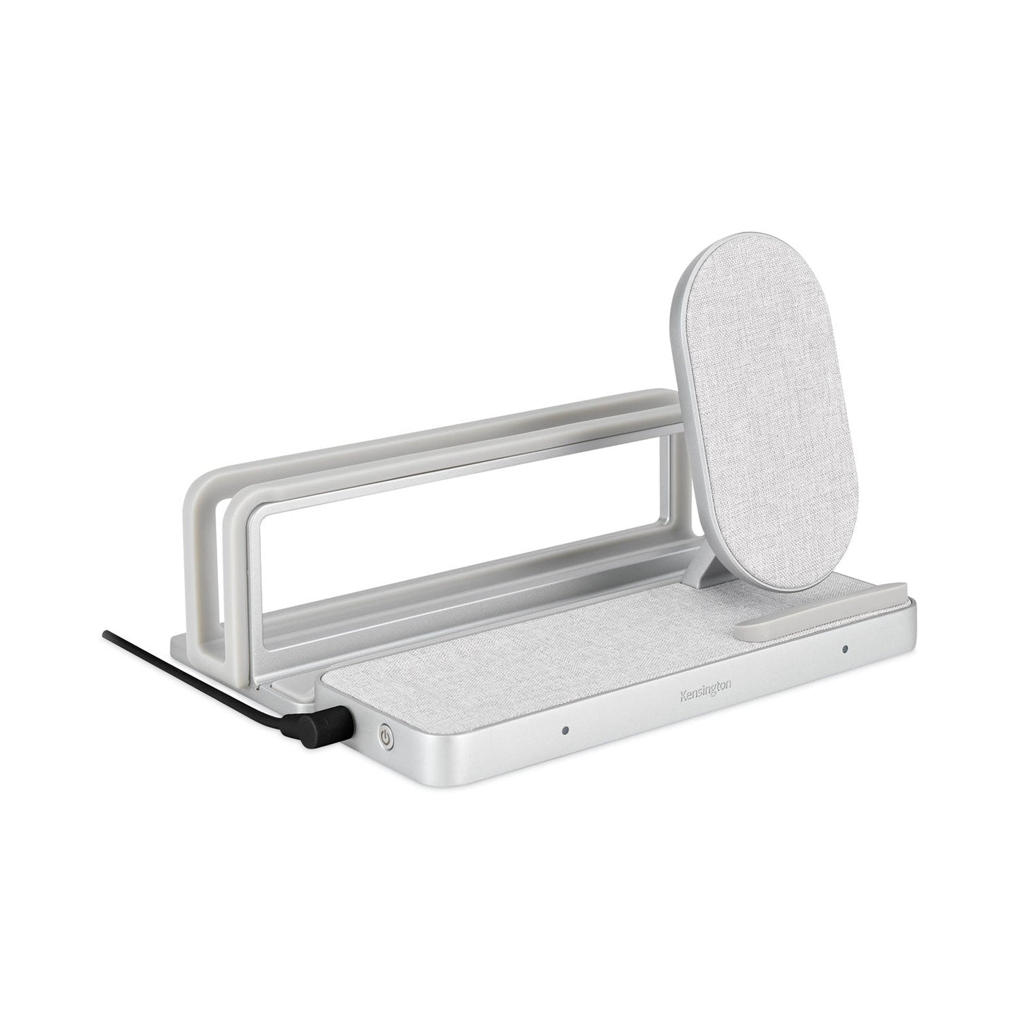 Kensington StudioCaddy with Qi Wireless Charging for Apple Devices, USB-A; USB-C, Silver
