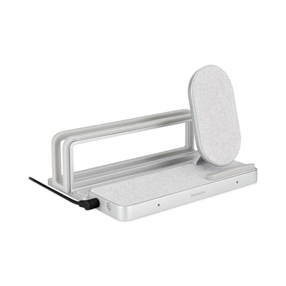 Kensington StudioCaddy with Qi Wireless Charging for Apple Devices, USB-A; USB-C, Silver