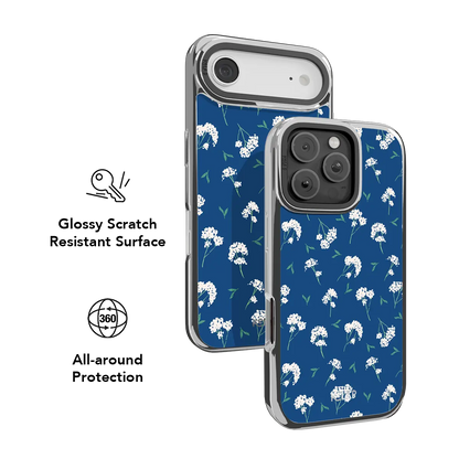 Cobalt Bloom | Blue Floral iPhone Case