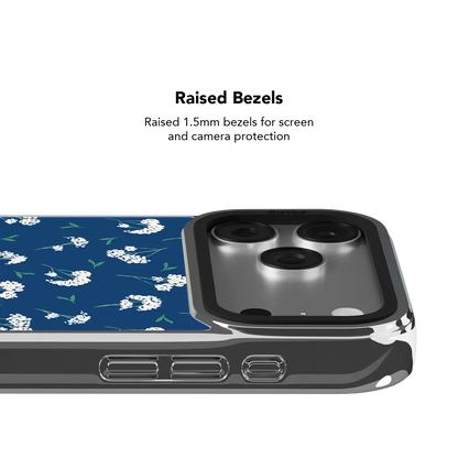 Cobalt Bloom | Blue Floral iPhone Case