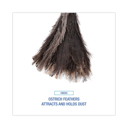 Boardwalk Professional Ostrich Feather Duster, 13" Handle