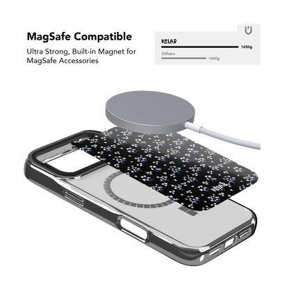 Inkwell Lily | Minimalist Black Floral iPhone Case